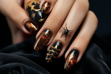October manicure, 7 Nails Spring Hill TN