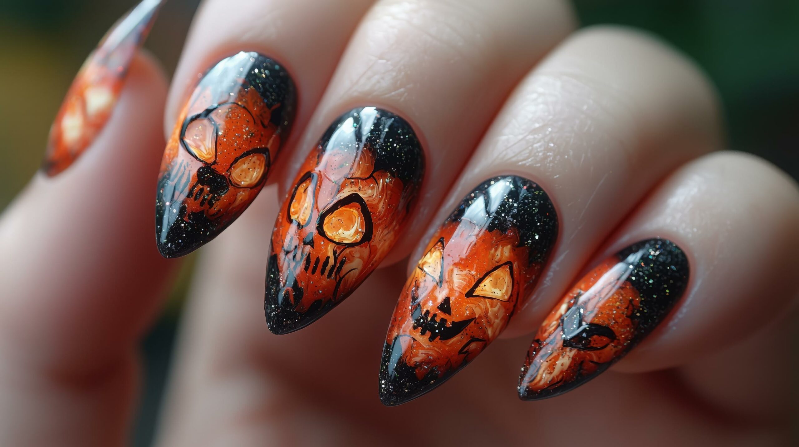 October manicure, 7 Nails Spring Hill TN